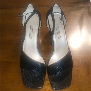 Women’s Shoes, Black with strap. Amanda Smith